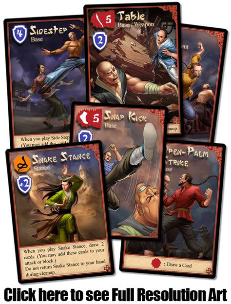 kung fu fighting card game